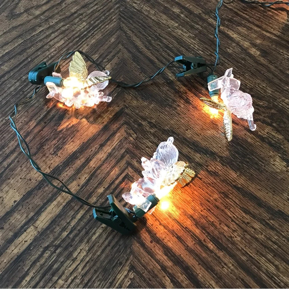 VTG Set of 20 Lighted Angels Cherubs Ornaments Christmas Holiday